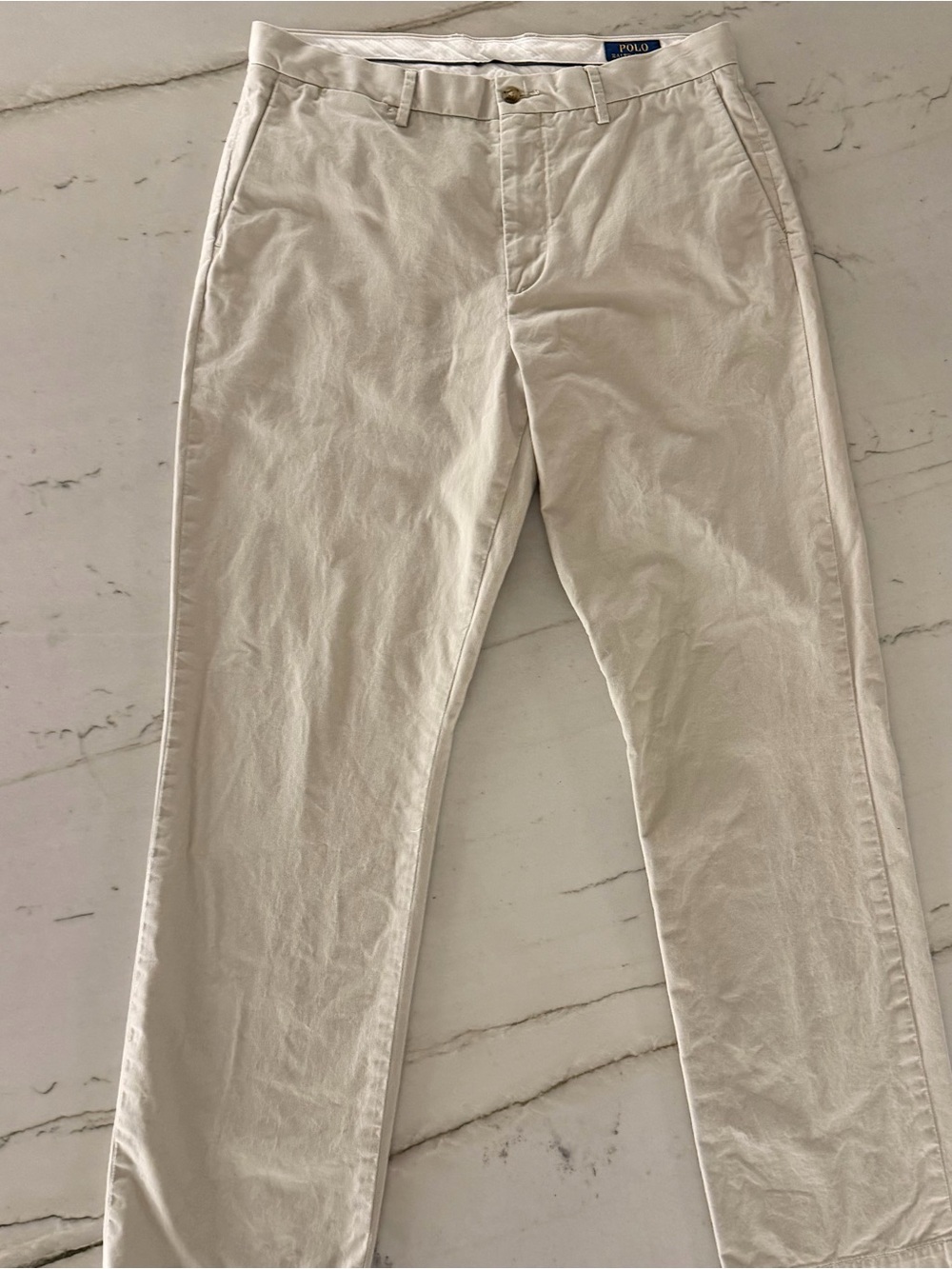 Polo Ralph Lauren Chino Pants Men's 34 x 34 Khaki Stretch Classic Fit